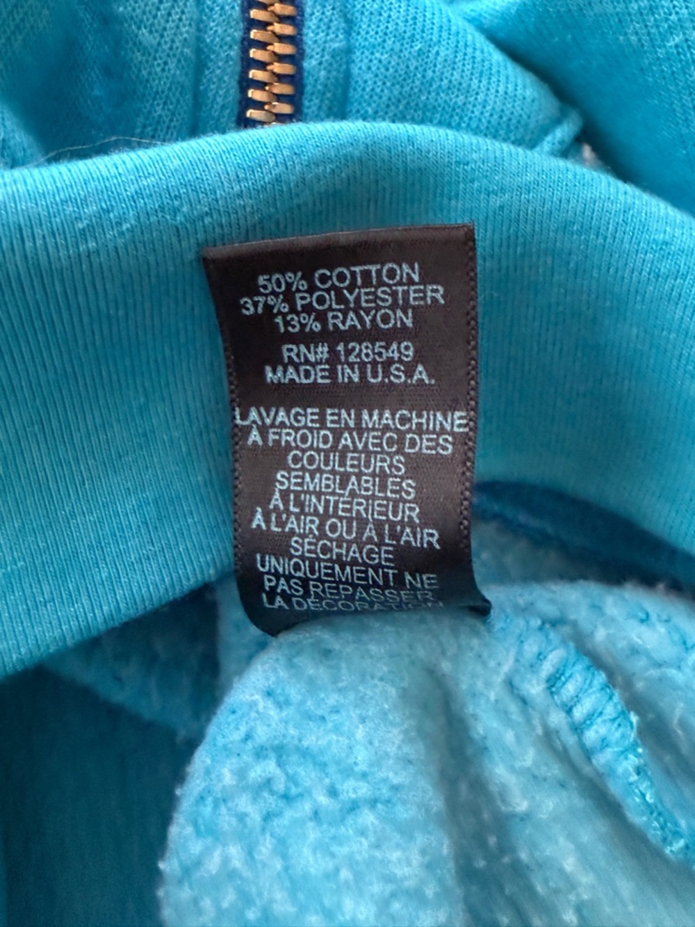Aviator Nation | Ninja Pullover Hoodie | XS | Neon Blue - Picture 11 of 12
